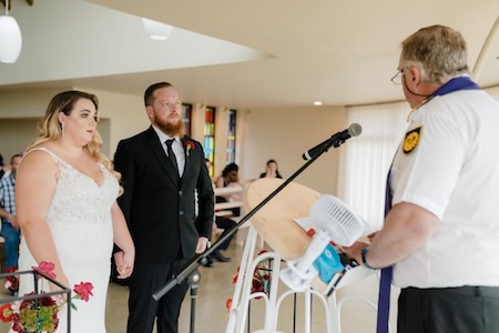 Wedding ceremony by Dr. Gerrit Rademeyer in Warden