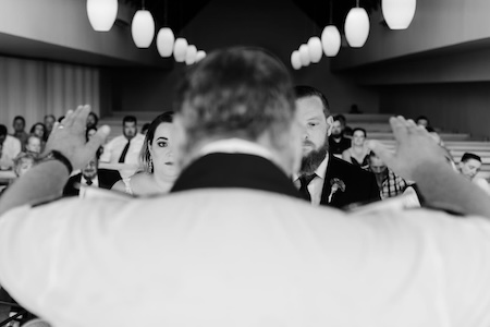 Wedding ceremony by Dr. Gerrit Rademeyer in Warden