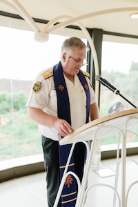 Wedding ceremony by Dr. Gerrit Rademeyer in Warden