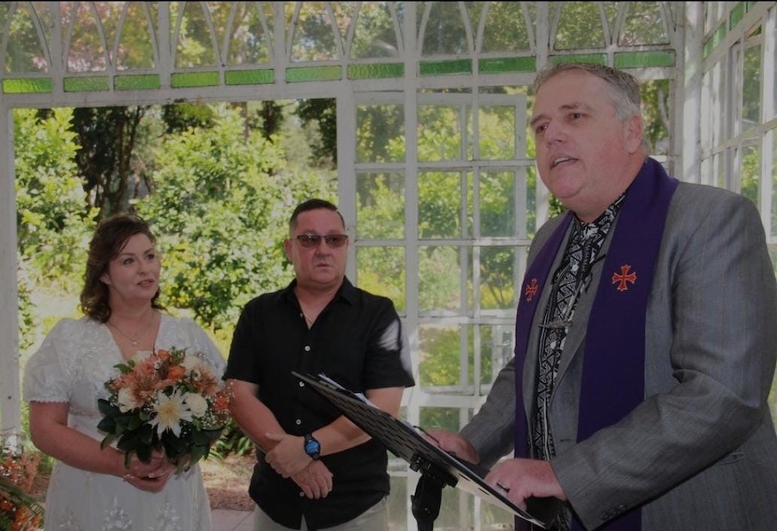 Wedding ceremony by Dr. Gerrit Rademeyer in Warden
