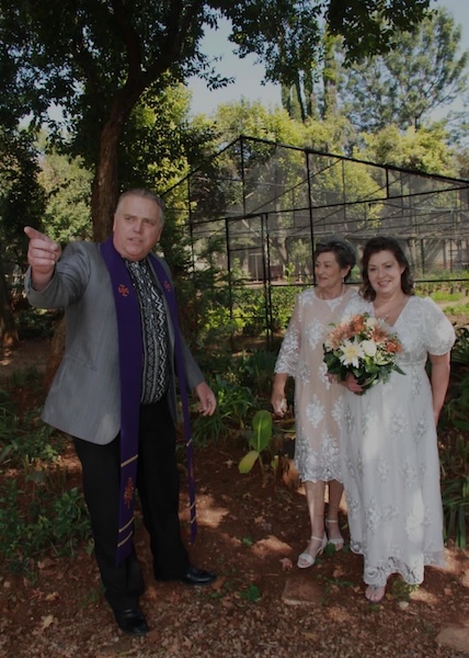 Wedding ceremony by Dr. Gerrit Rademeyer in Warden