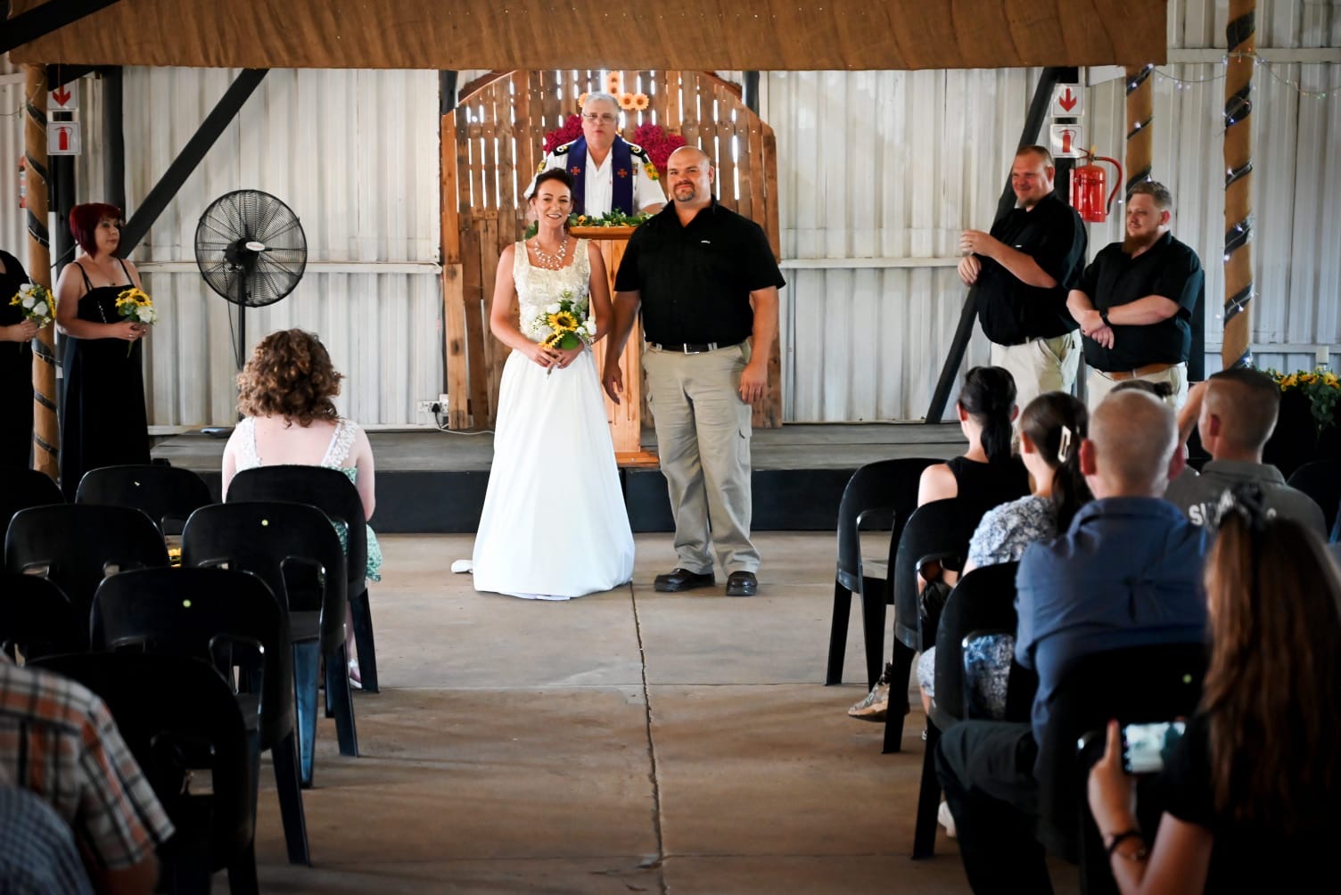 Wedding ceremony by Dr. Gerrit Rademeyer in Warden