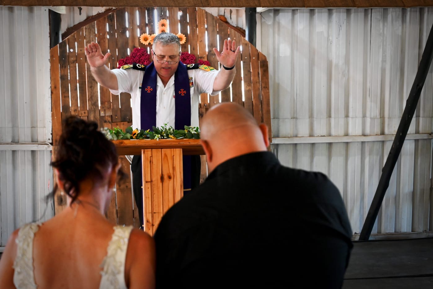 Wedding ceremony by Dr. Gerrit Rademeyer in Warden