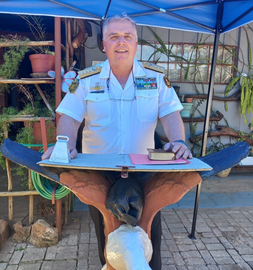 Wedding ceremony by Dr. Gerrit Rademeyer in Warden